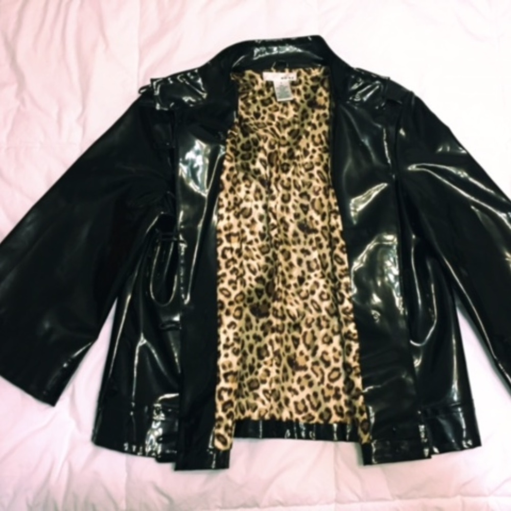 Black Patent Leather Jacket